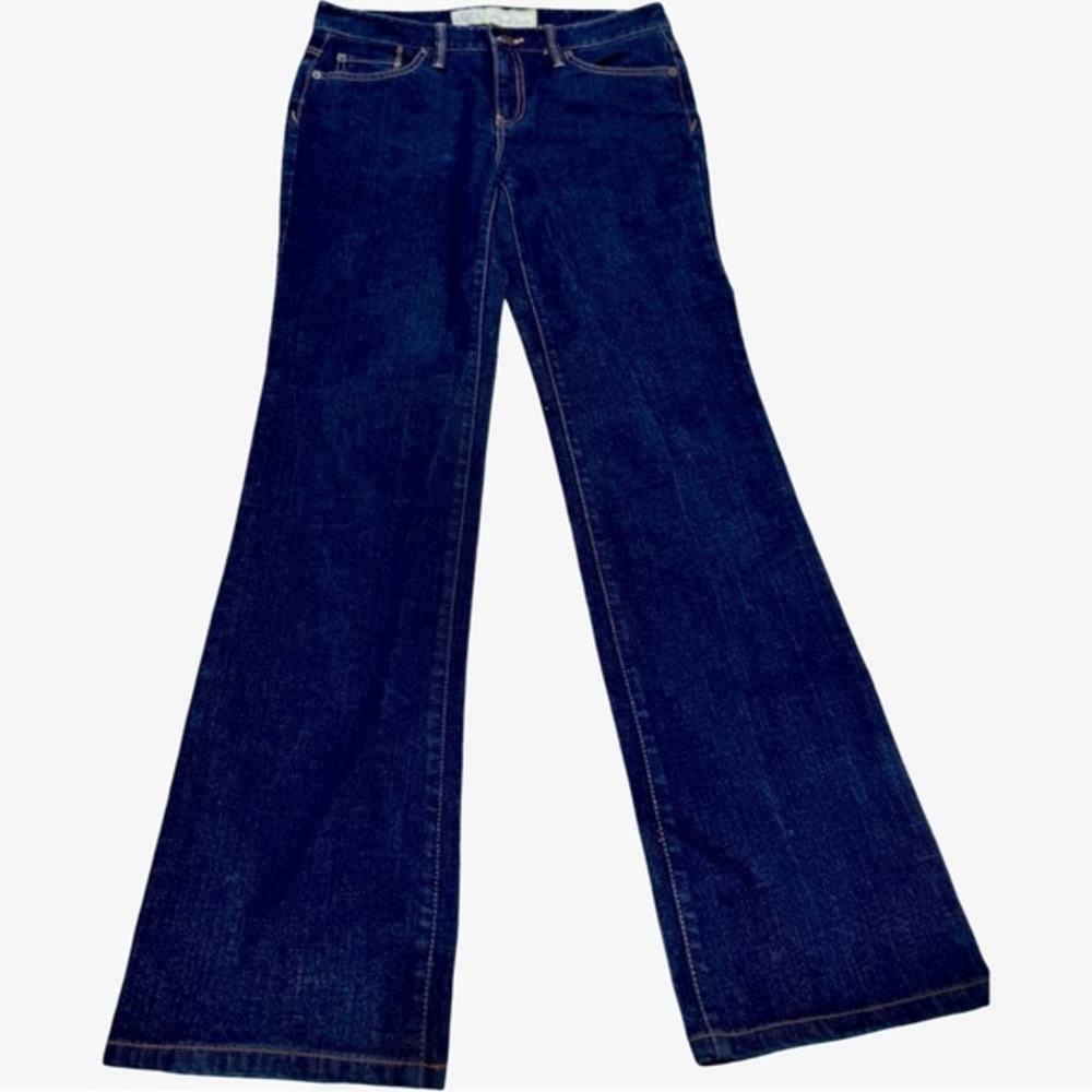 LOFT Women's Dark Blue Boot Cut Jeans